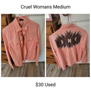 Cruel Womens Rodeo Shirt